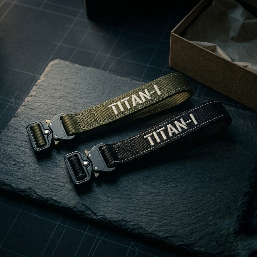 Personalized Tactical Dog Collar | Custom Embroidered Name & Phone | Cobra Buckle | Reflective | Large Breed | Black, Green, Navy — K9 Forge